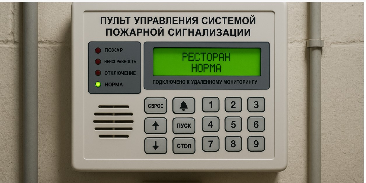 1 1 - Пожарная сигнализация для ресторана: специфика пожарной охраны для общепита