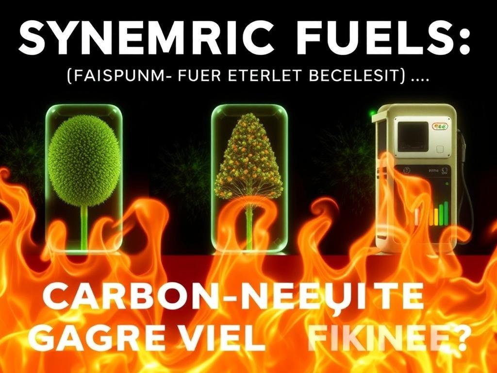 Synthetic Fuels: Carbon-Neutral Gasoline for a Sustainable Future?
