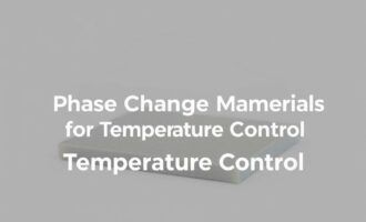 Phase Change Materials for Temperature Control: A Comprehensive Guide to Smart Thermal Management