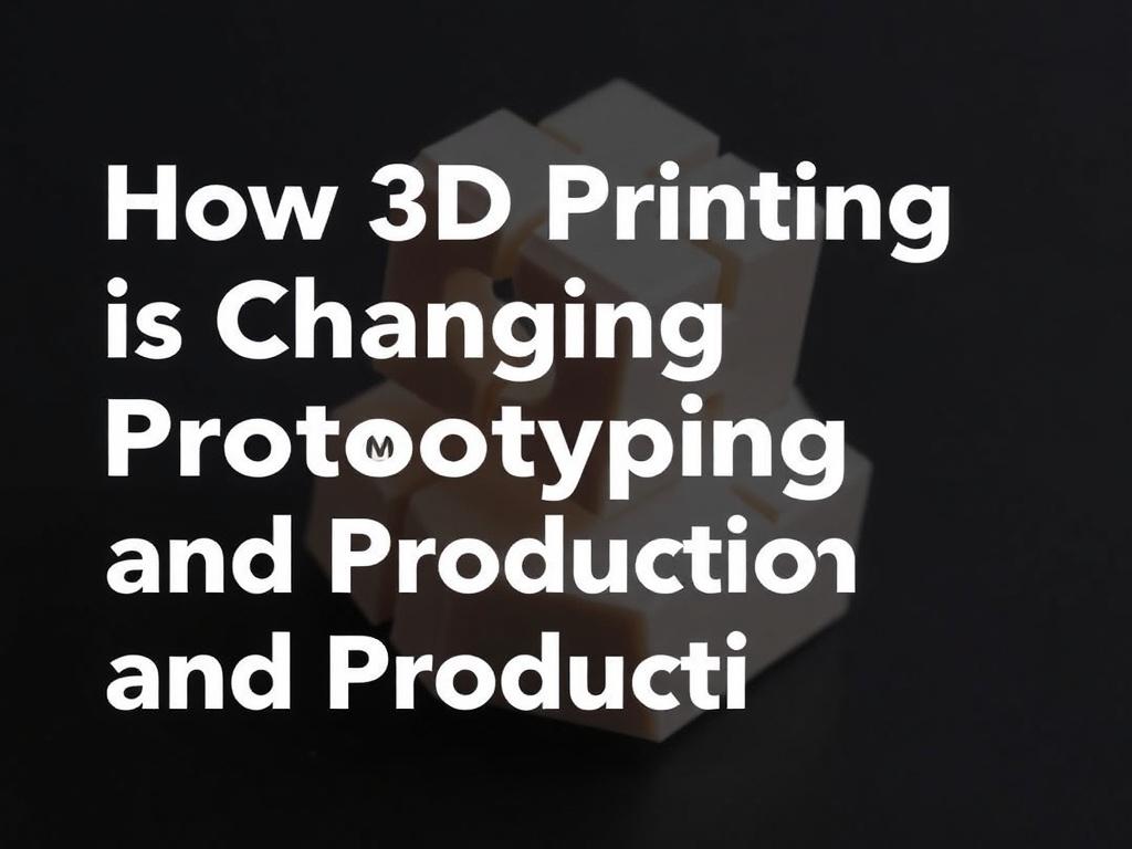 Cómo la impresión 3D está transformando el prototipado y la producción