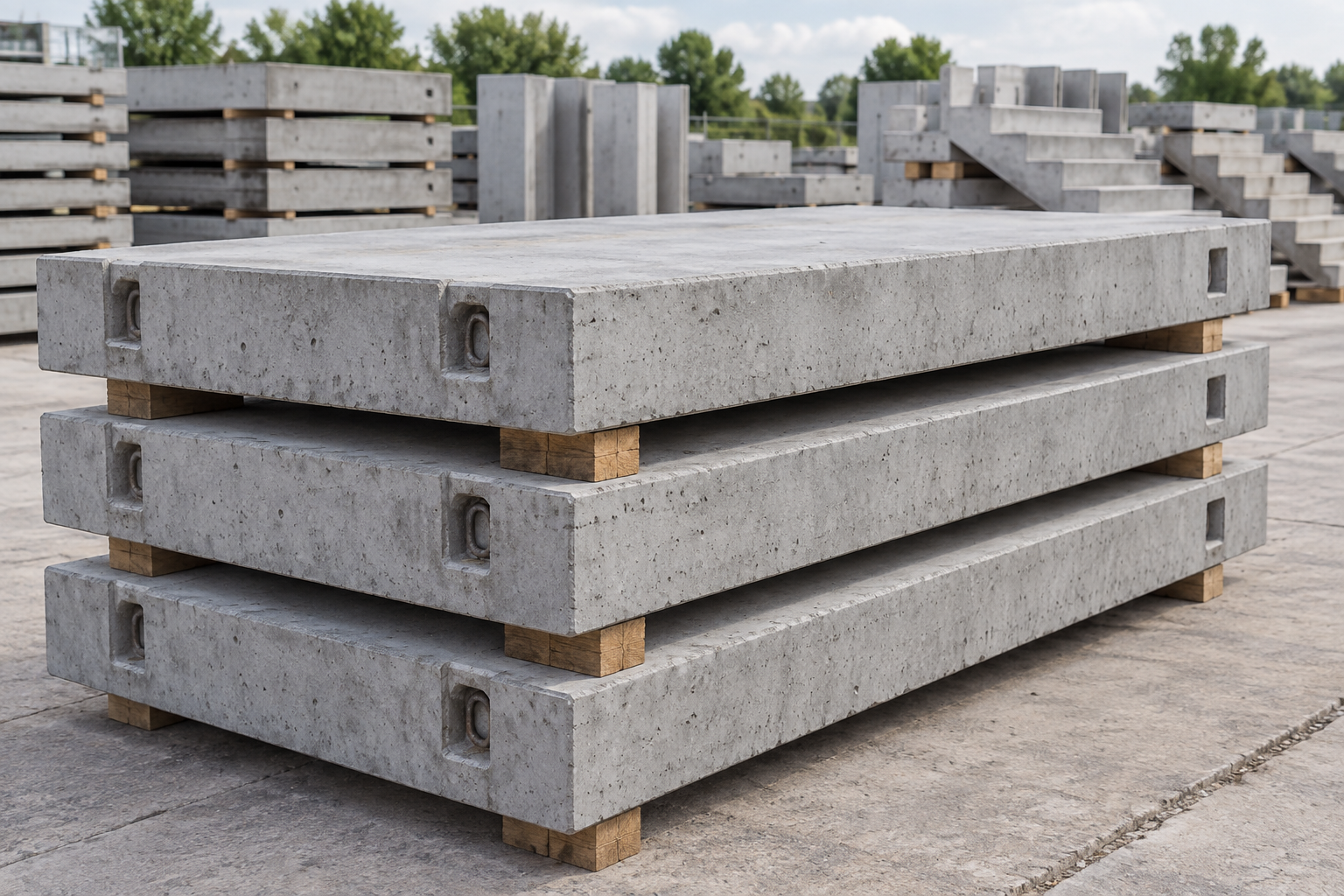energo road slabs - Лестничный марш, ступени ЛС и железобетонные плиты